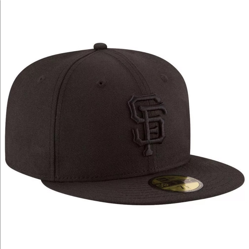 SAN FRANCISCO GIANTS Black on Black New Era 5950